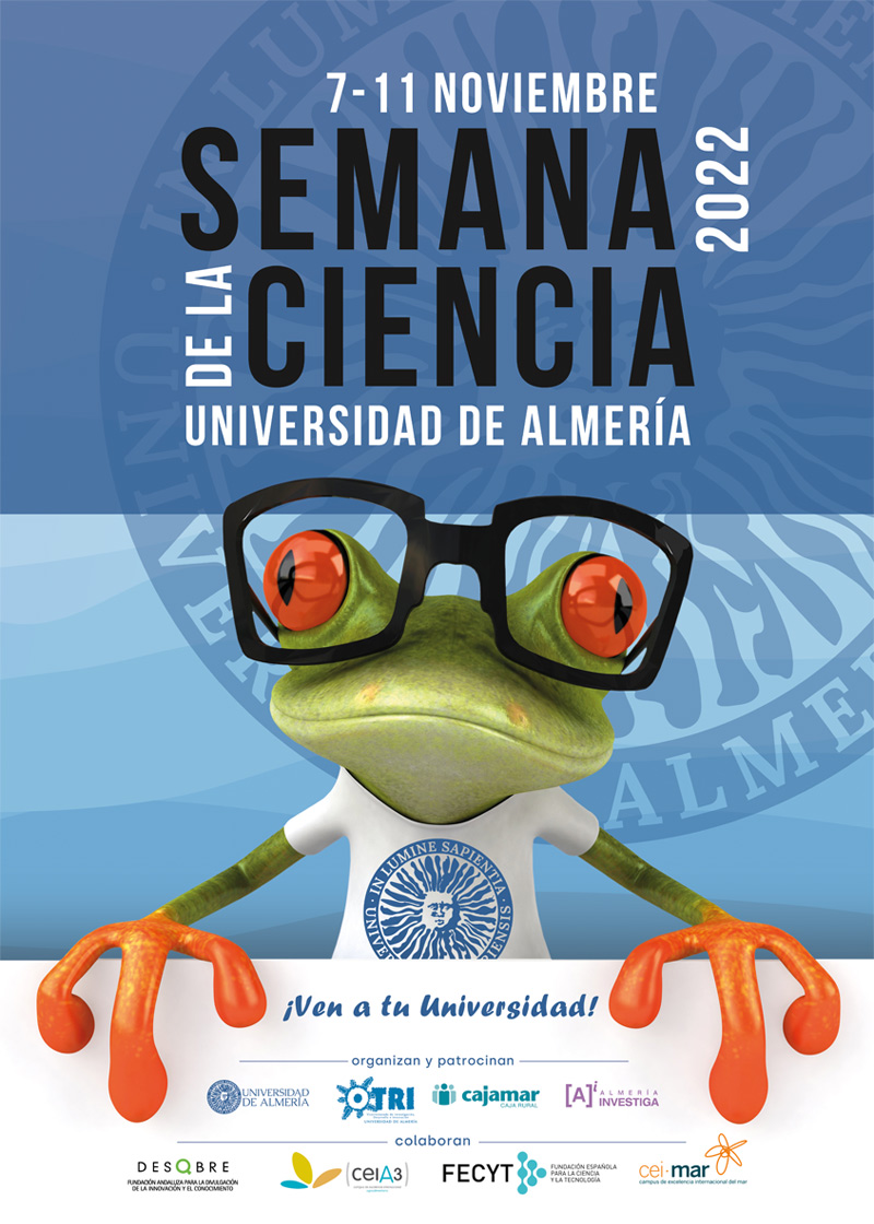 Cartel de la SEMANA DE LA CIENCIA 2022. UAL