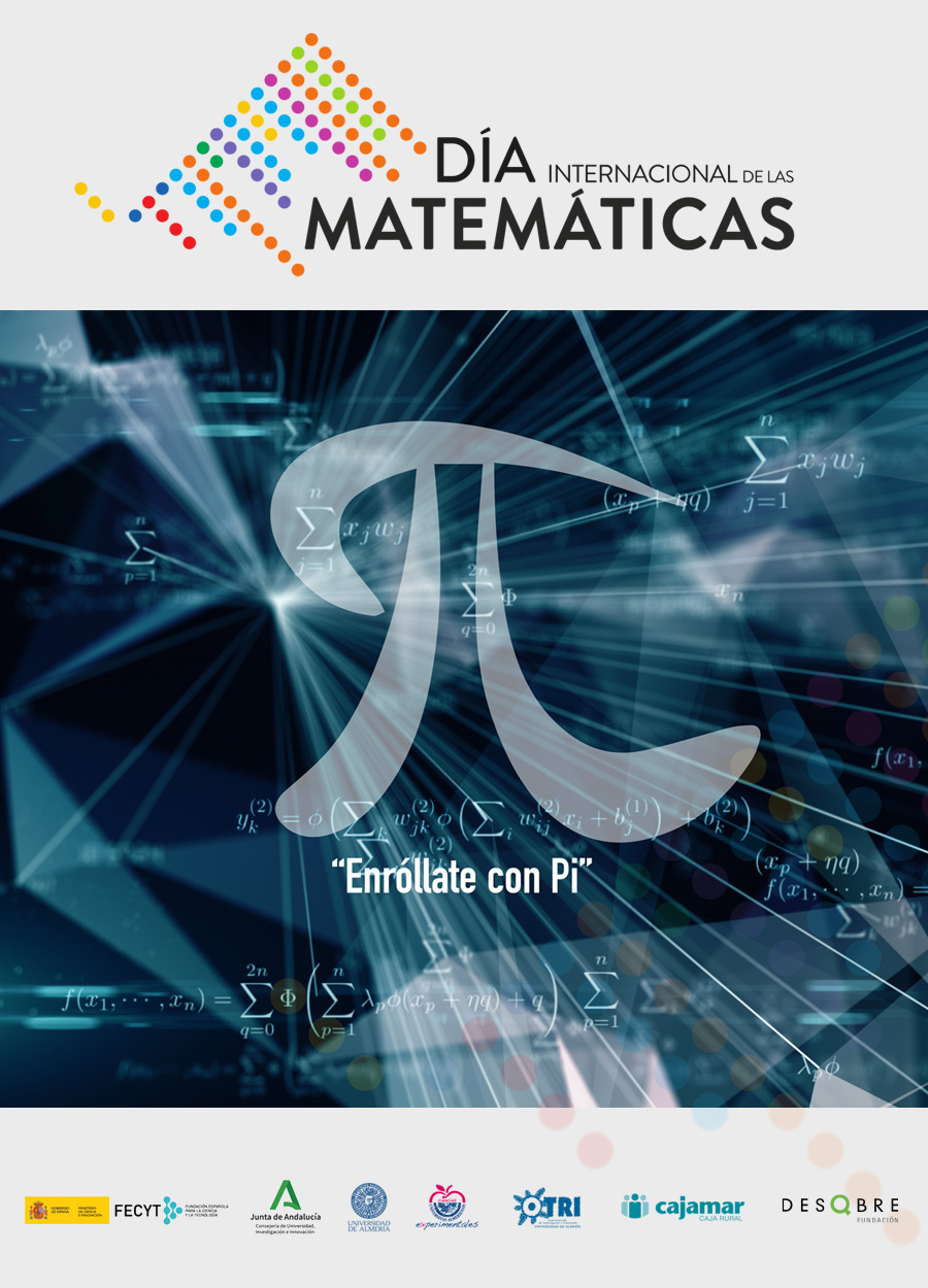 Enrollate con Pi. 14 de marzo. UALjoven. Día Internacional de las Matemáticas.
