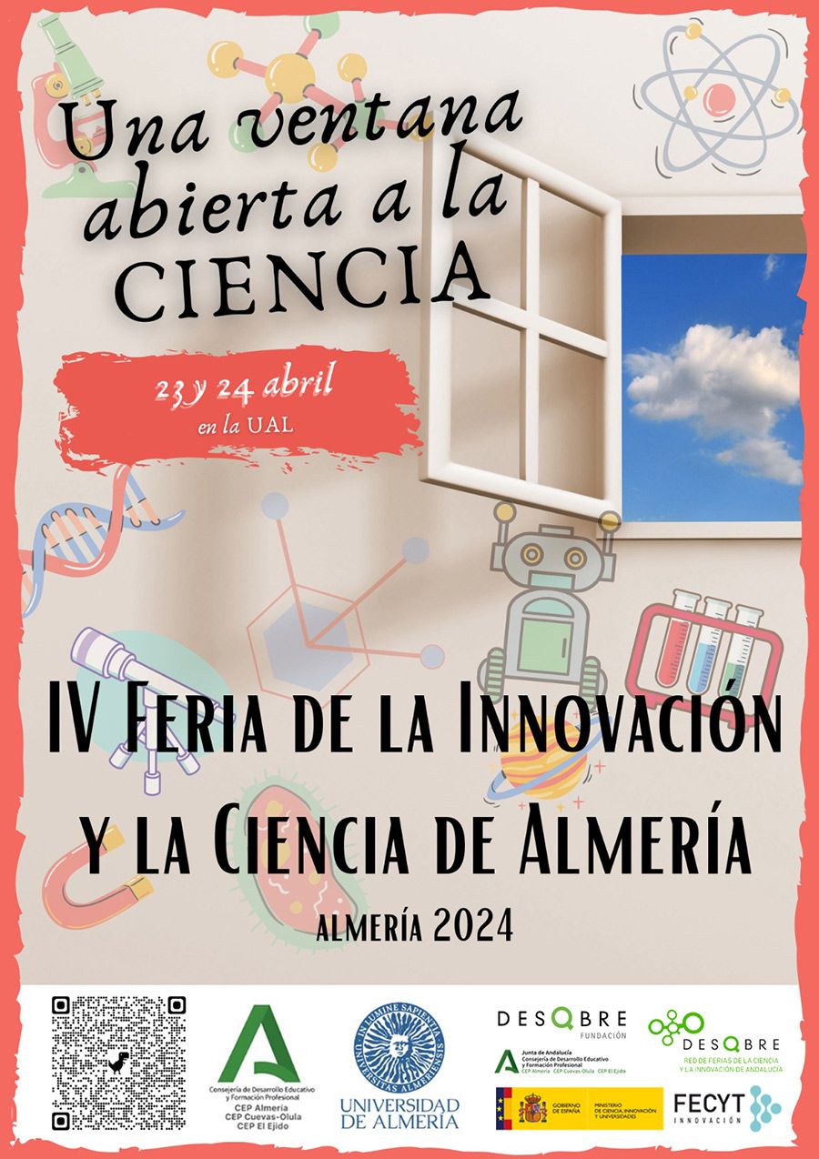 UALjoven. IV Feria de la Innovación y la Ciencia de Almería. 23 y 24 de abril de 2024. Universidad de Almería