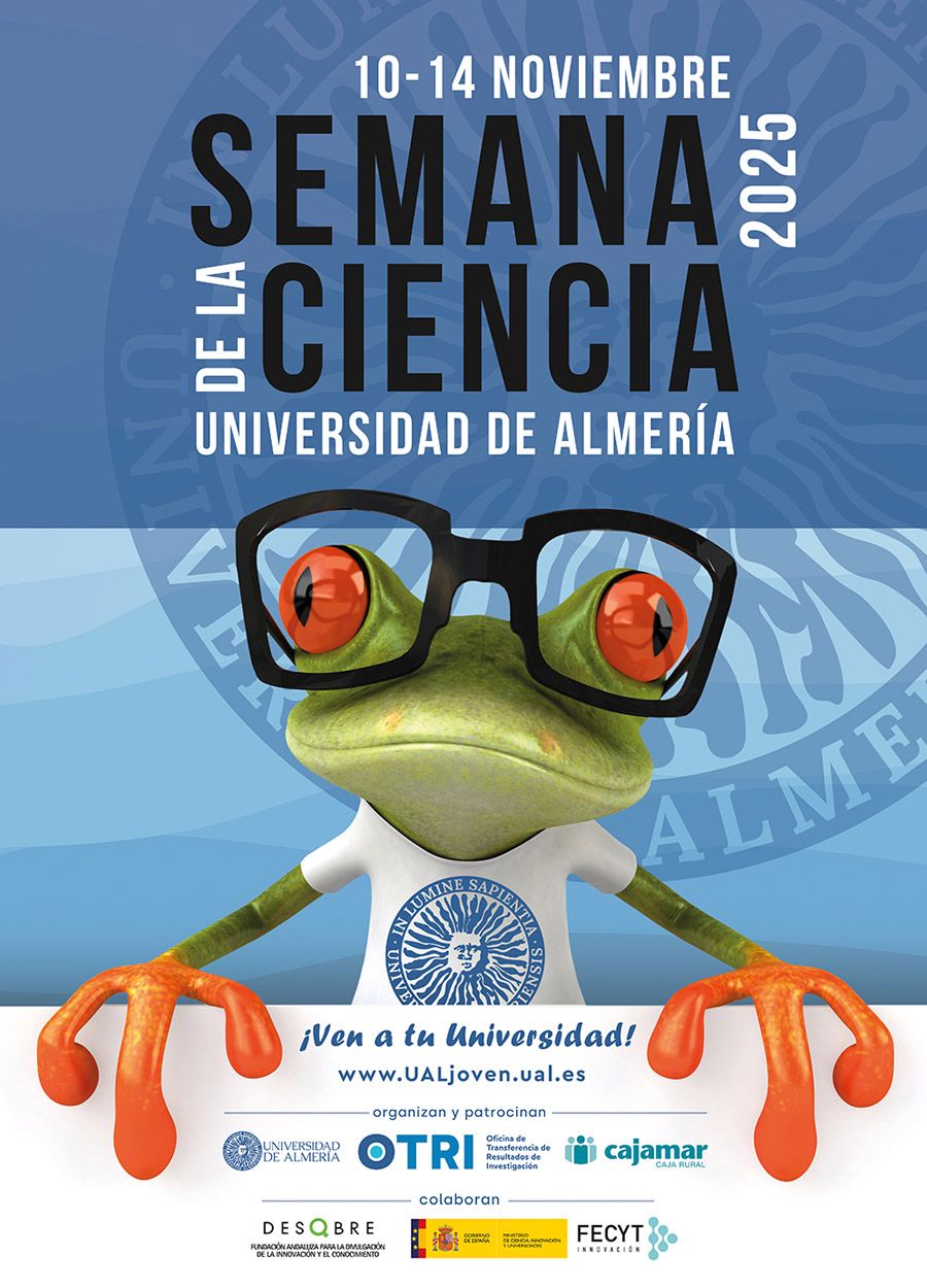 UALjoven. Semana de la Ciencia 2025. 10 al 14 de noviembre de 2025. Universidad de Almería