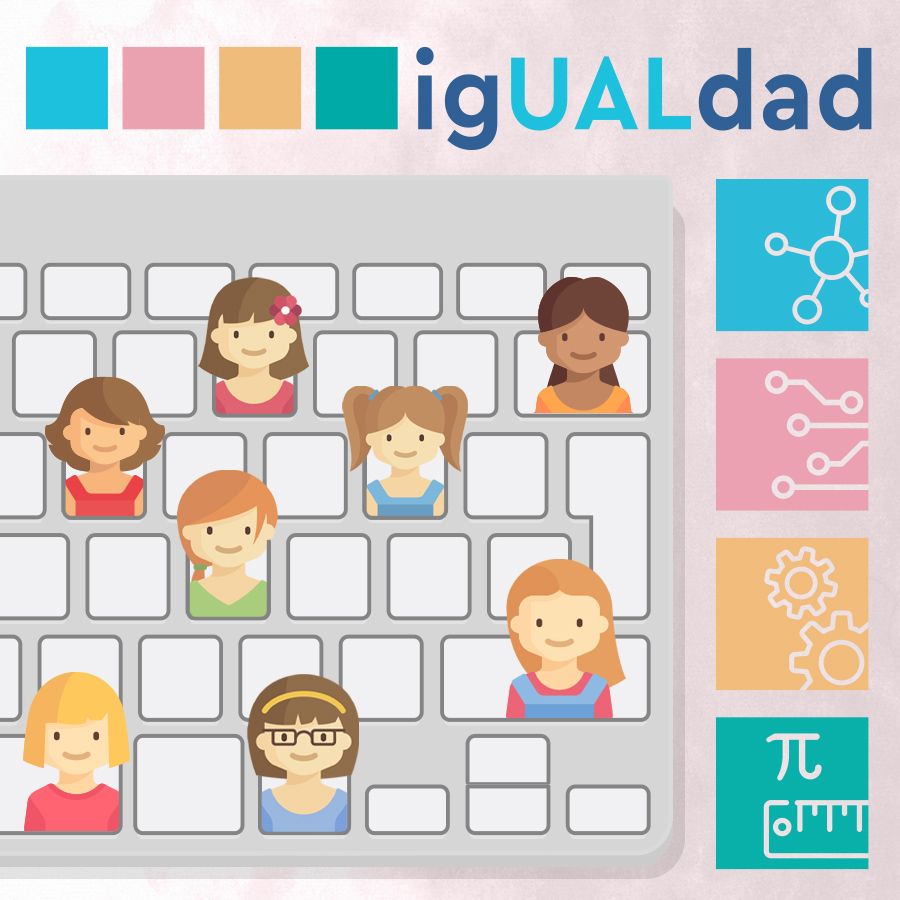 UALjoven. IV Campus Tecnologico Para Chicas. 3 al 13 de julio de 2023. igUALdad, Universidad de Almería