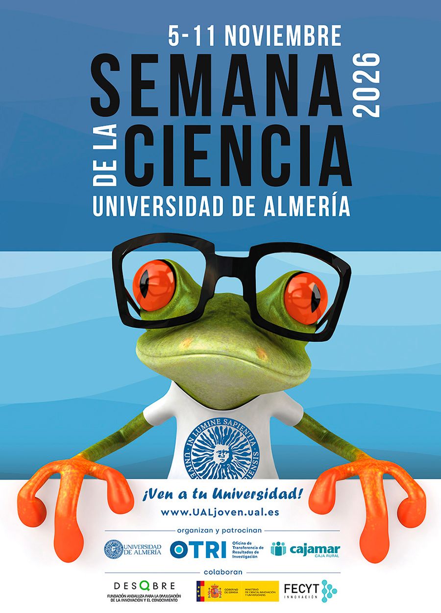 UALjoven. Semana de la Ciencia 2026. 5 al 11 de noviembre de 2026. Universidad de Almería