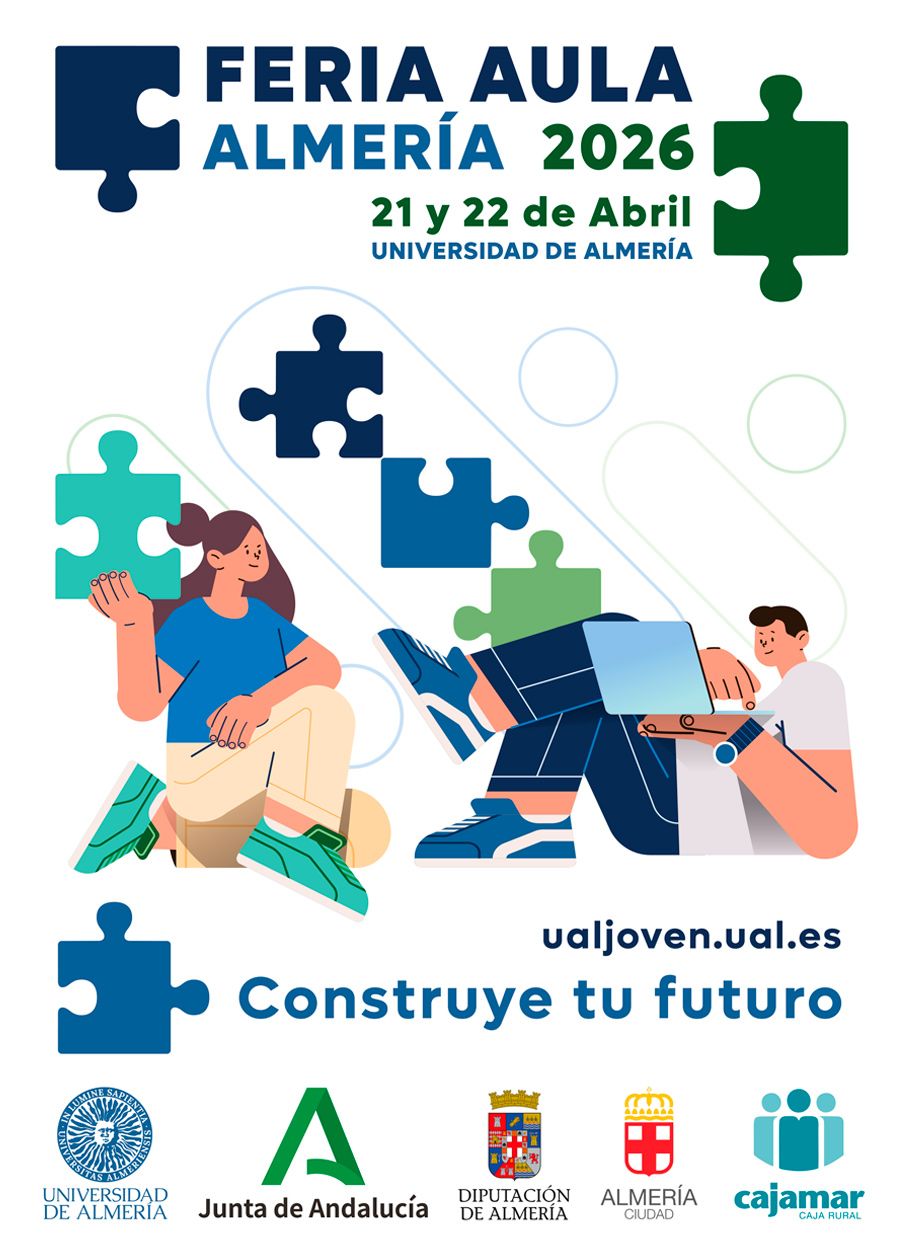 UALjoven. VI Feria Aula Almería. 21 y 22 de abril de 2026. Universidad de Almería