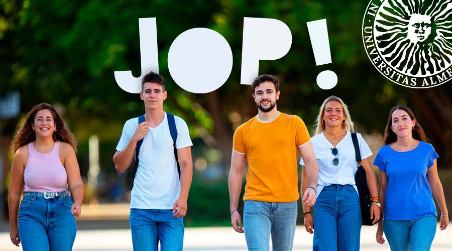 UALjoven. JOP! 2026 Jornadas de Orientación Preuniversitaria. 3 al 13 de marzo de 2026. Universidad de Almería